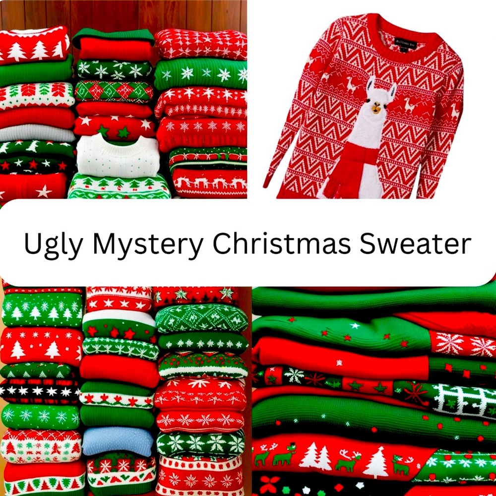 🎁Mystery Ugly Christmas Sweater Multiple Sizes